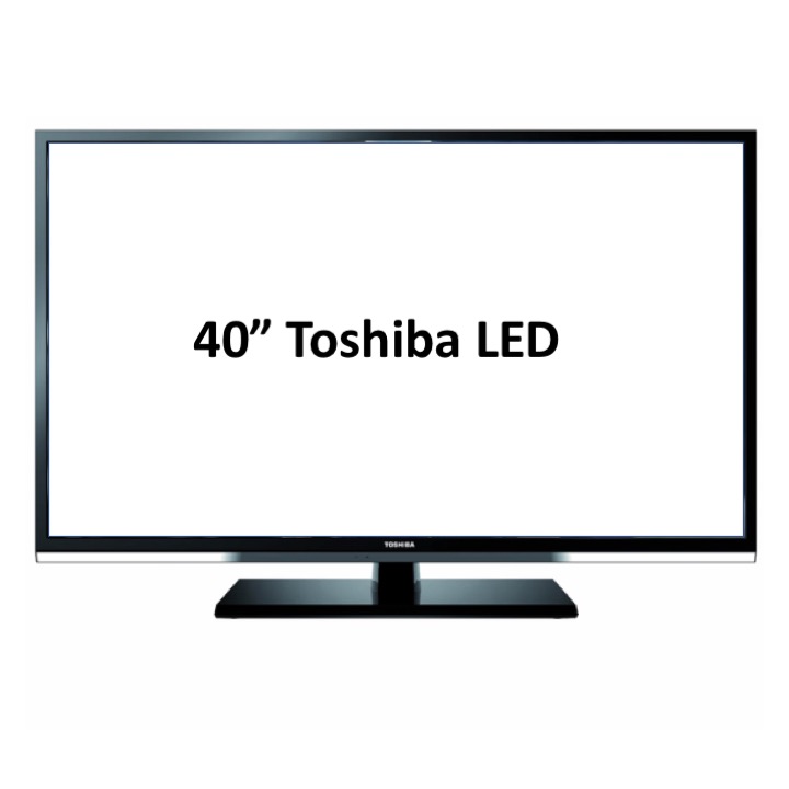 40 inch LED TV for hire with stand