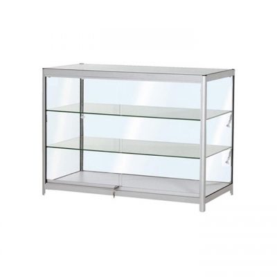 Glass Showcase Counter Hire - Exhibition Furniture Hire